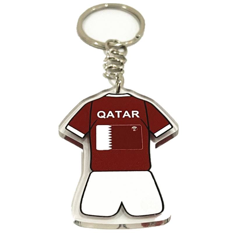 2022 Qatar World Cup Football Key Buckle Swear Peripheral Gift Souvenirs France, France, Brazil, Brazil, France