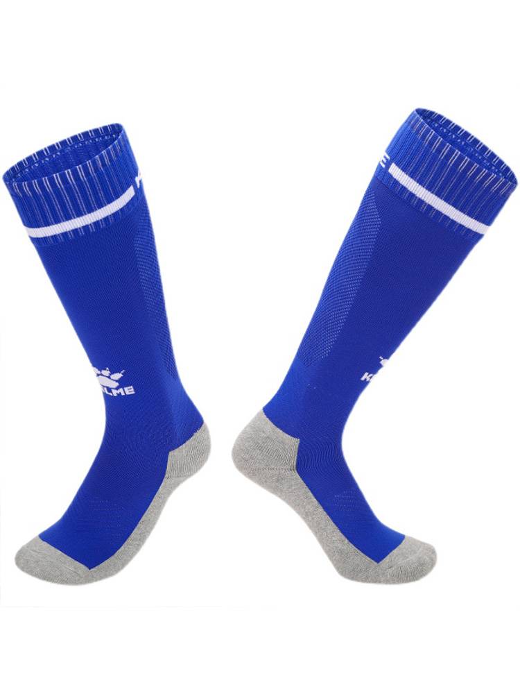 Kelme Karmei Children's Elementary School Spring Fighting Passing the knee -to -knee breathable towel bottom thickened summer football sock men