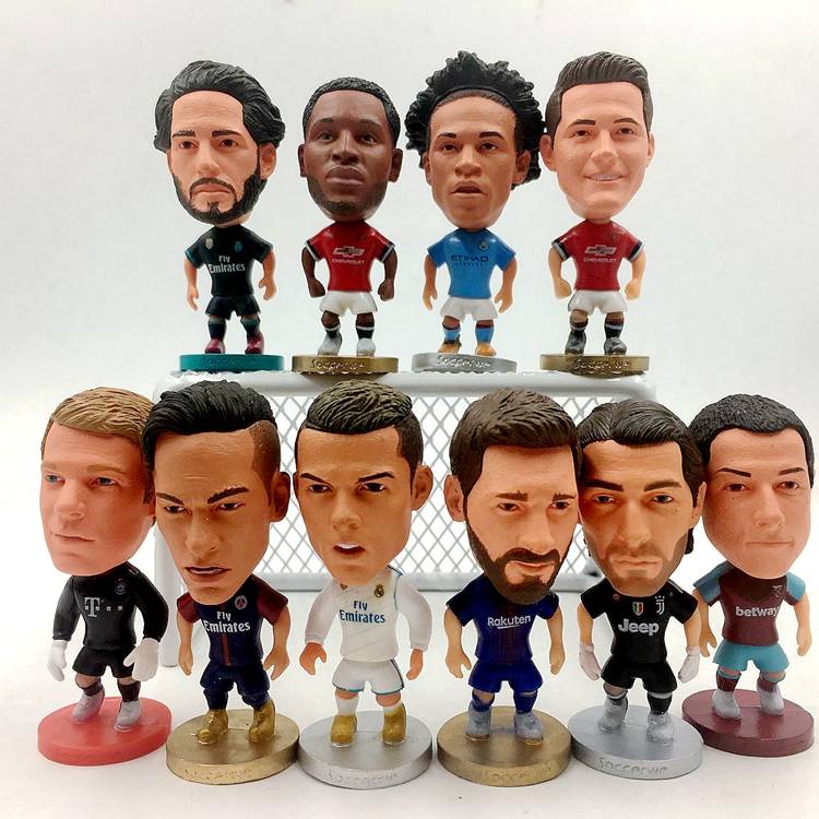 C Ronneshal Salah, Nahinuer Maline, Ibrazar Aguero Football Star Puppet Model