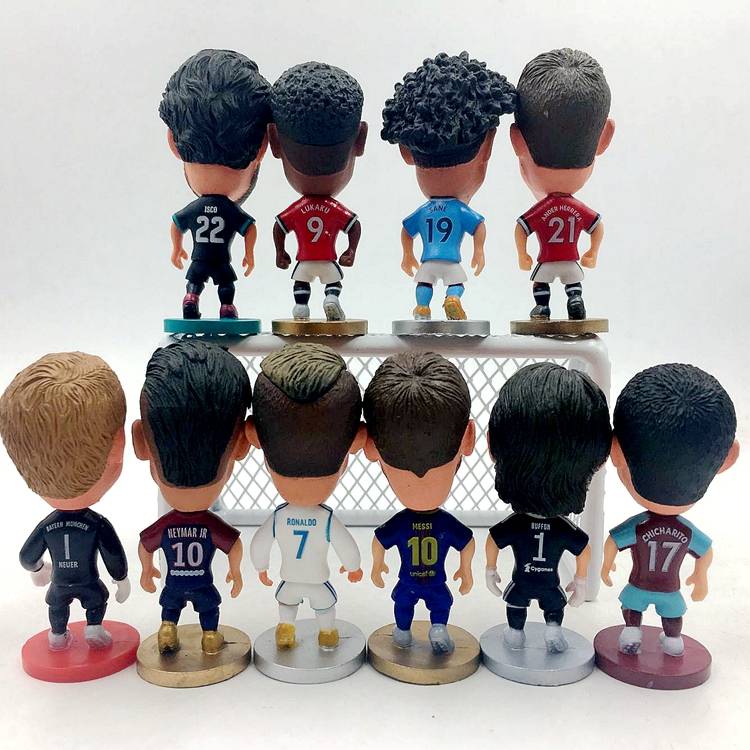 C Ronneshal Salah, Nahinuer Maline, Ibrazar Aguero Football Star Puppet Model