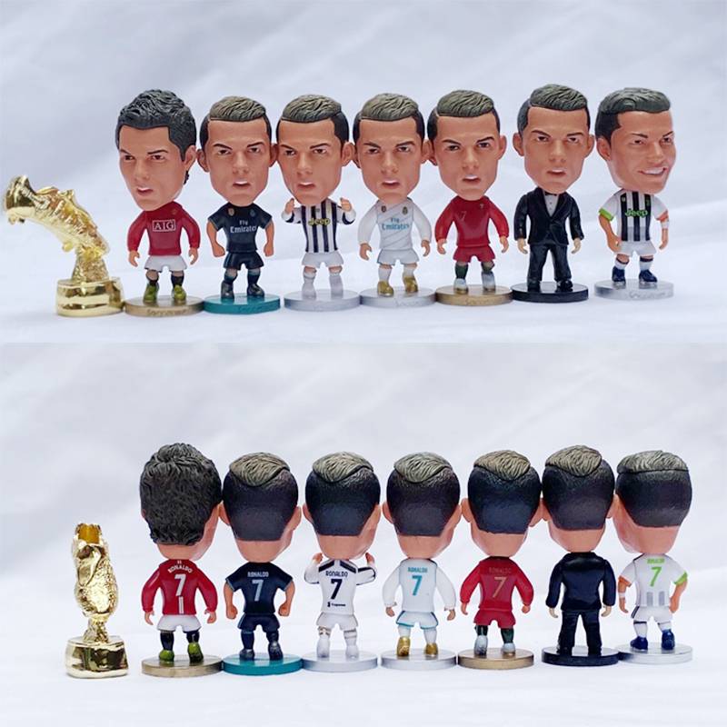 C Ronneshal Salah, Nahinuer Maline, Ibrazar Aguero Football Star Puppet Model