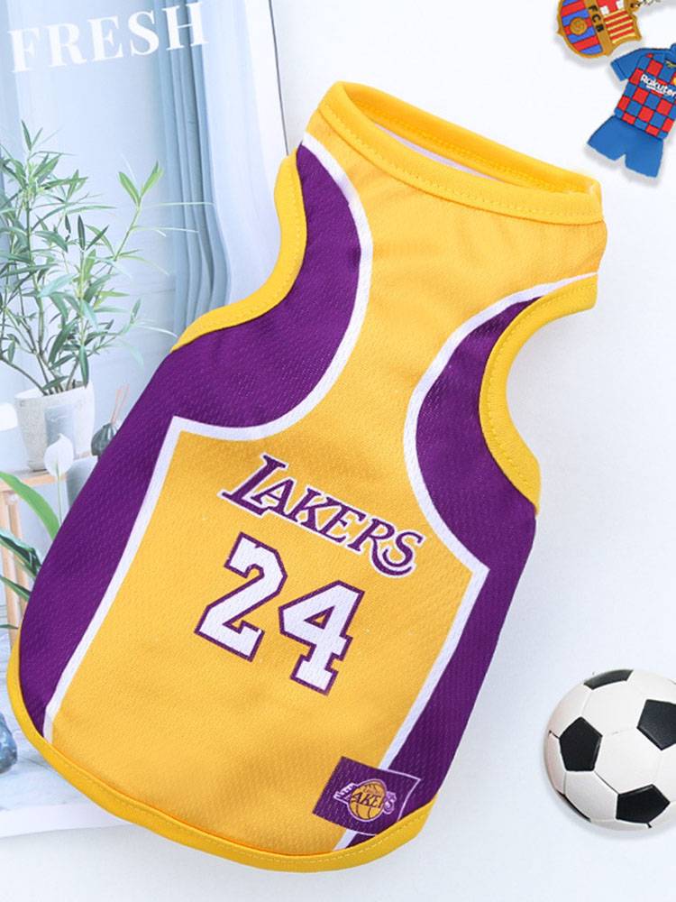 Dog vest world cup cat clothes football basketball spring and summer large, medium -sized dog vest