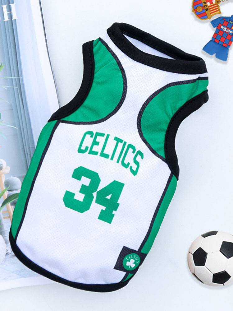 Dog vest world cup cat clothes football basketball spring and summer large, medium -sized dog vest