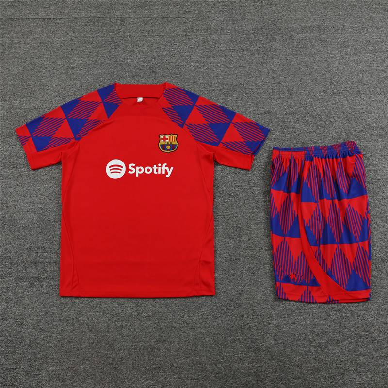 Barcelona Football Training Services Real Madrid short -sleeved jersey male adult Messi competition fast dry campaign custom team uniform