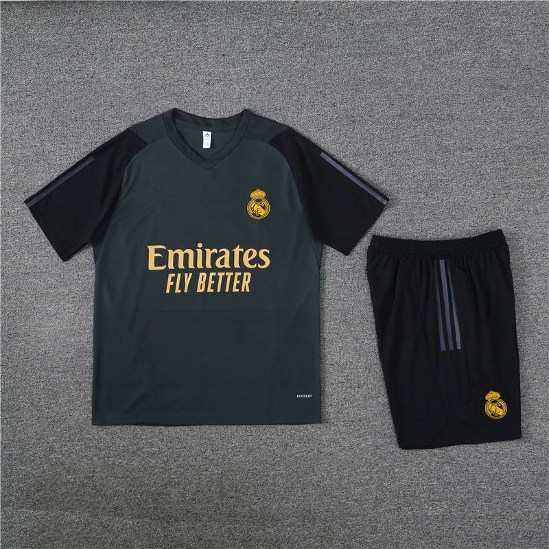Barcelona Football Training Services Real Madrid short -sleeved jersey male adult Messi competition fast dry campaign custom team uniform