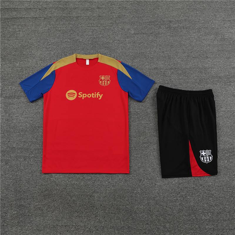 Barcelona Football Training Services Real Madrid short -sleeved jersey male adult Messi competition fast dry campaign custom team uniform