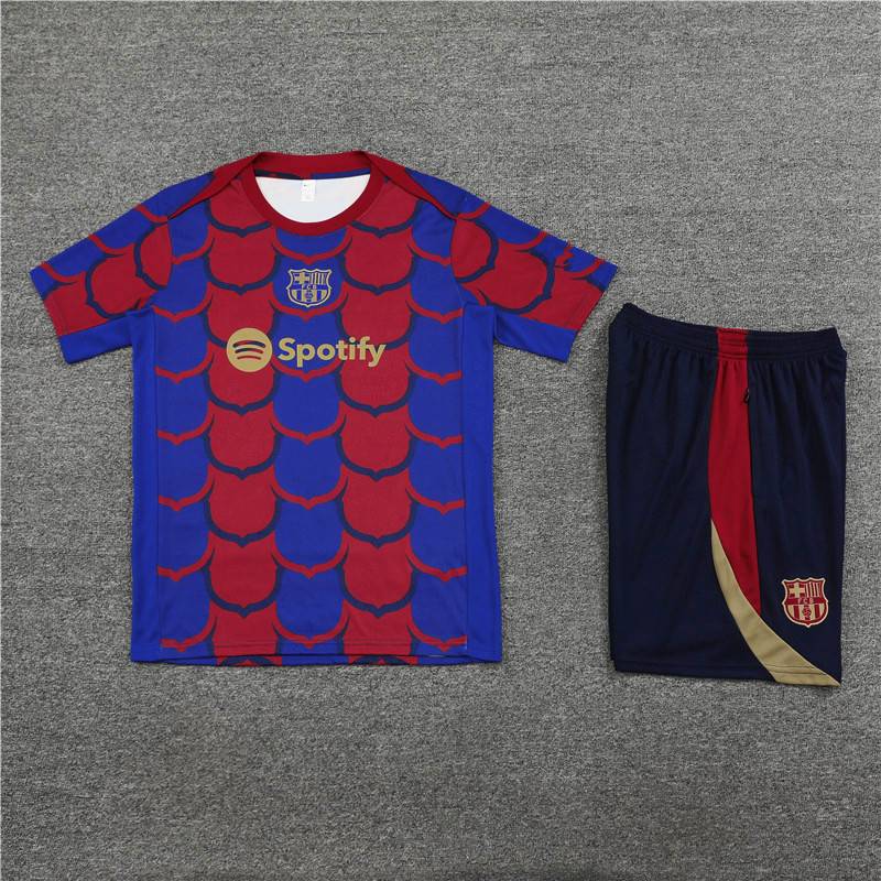 Barcelona Football Training Services Real Madrid short -sleeved jersey male adult Messi competition fast dry campaign custom team uniform