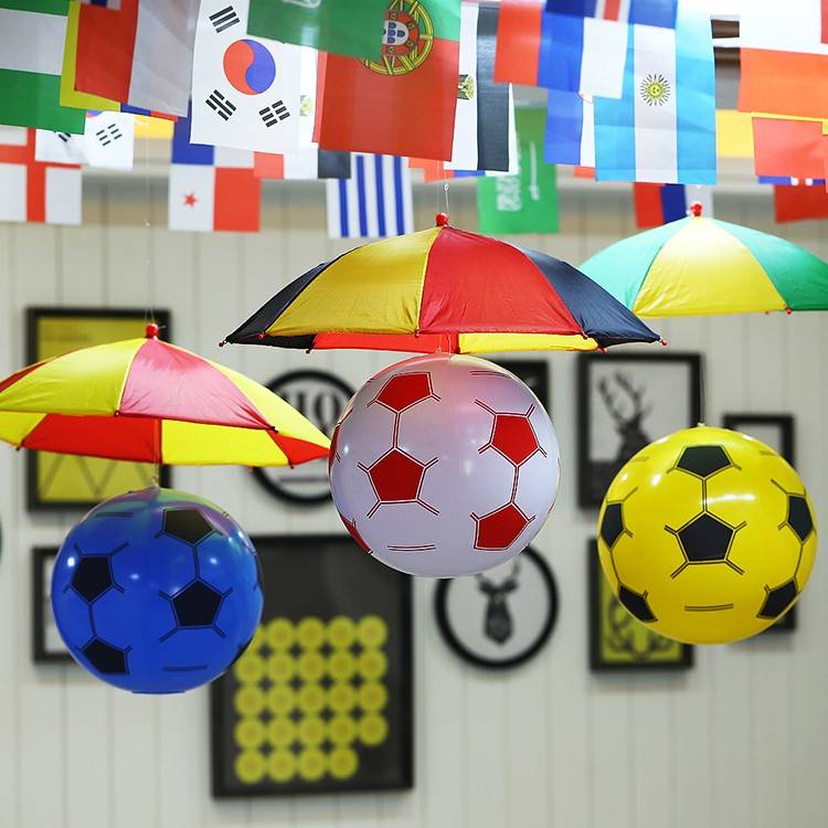 2024 German European Cup Football Theme Decoration Lottery Store Hanging Flag Lottery Scenic Scenery Products Hanging Flag Strings
