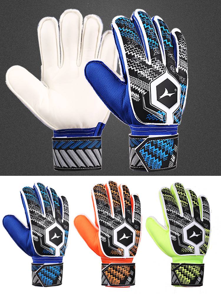 Spearia Football goalkeeper gloves Children adult elementary school students professional finger -anti -slip training goalkeeper glove men
