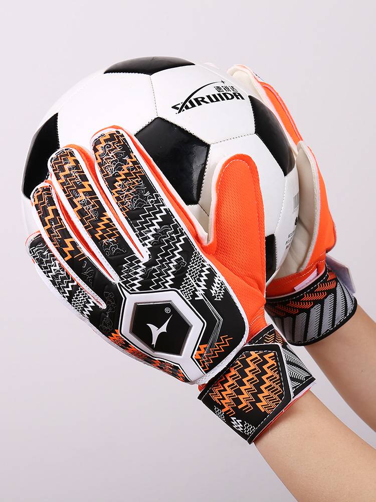 Spearia Football goalkeeper gloves Children adult elementary school students professional finger -anti -slip training goalkeeper glove men