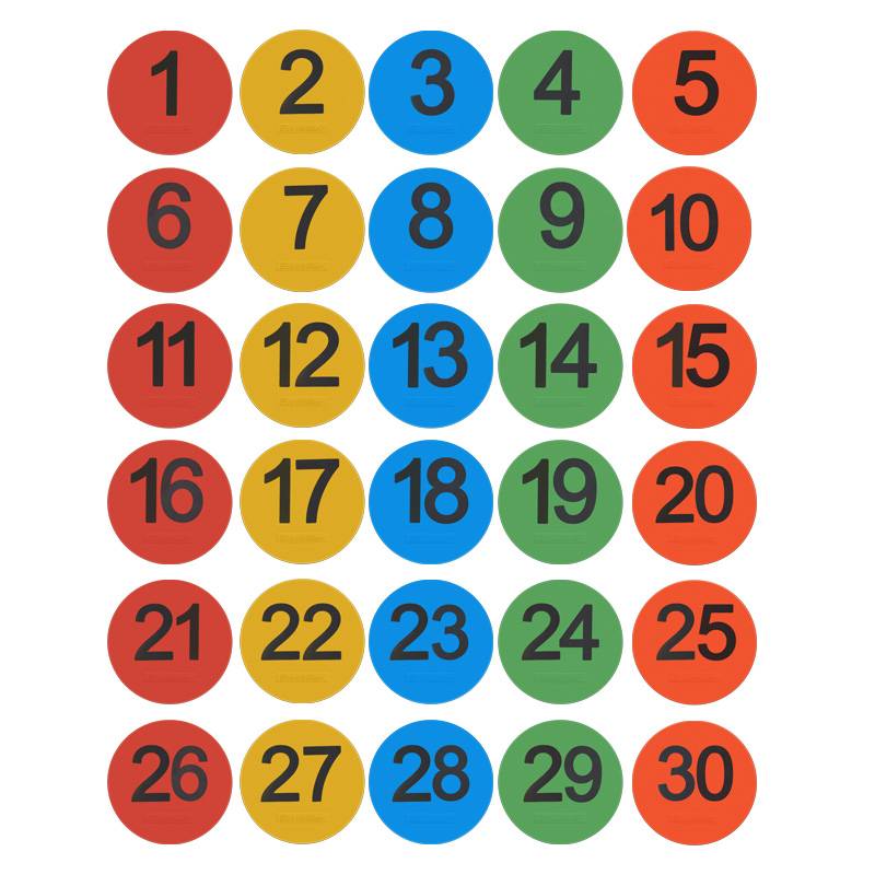 (Tips 10cm) Number 1-30