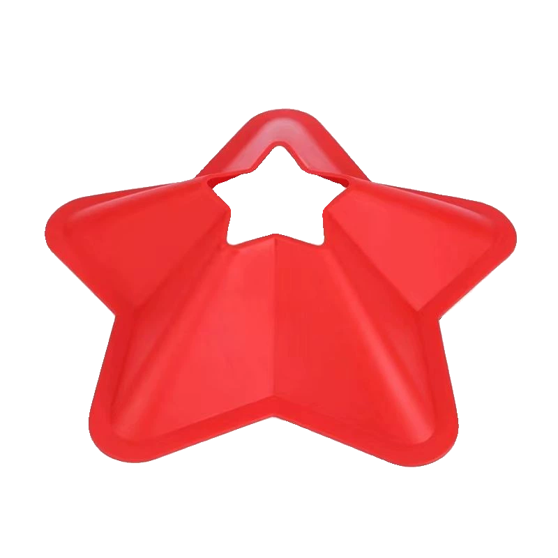 Thickened upgraded football training device around the pilry pentagram logo plate new football barrier training logo disc
