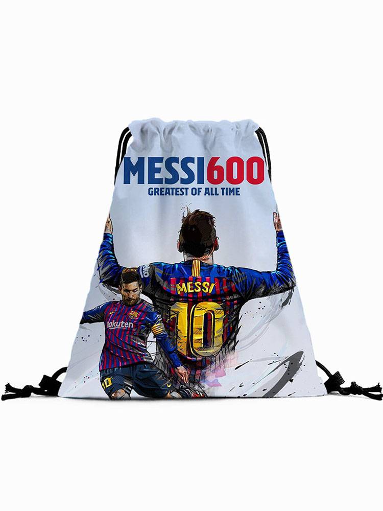 Messi Cristiano Ronaldo Football Star Back training backpack Portable basketball bag sports equipment storage bag pumping rope ball