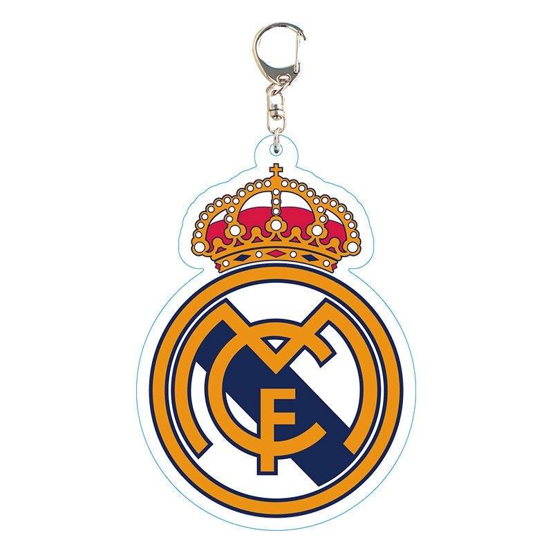 Football team emblem keychain spot Ackli double -sided pattern World Cup Champions League fans peripherals