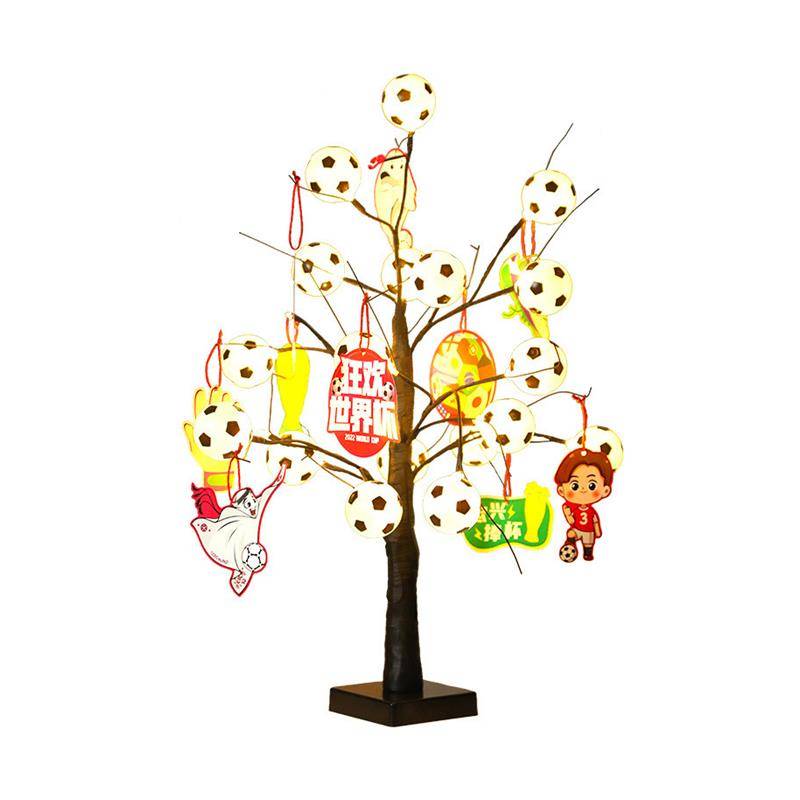 European Cup Football Cup Decoration Tree Energy -saving Lighting Bar KTV Restaurant Sports Lottery atmosphere laying supplies