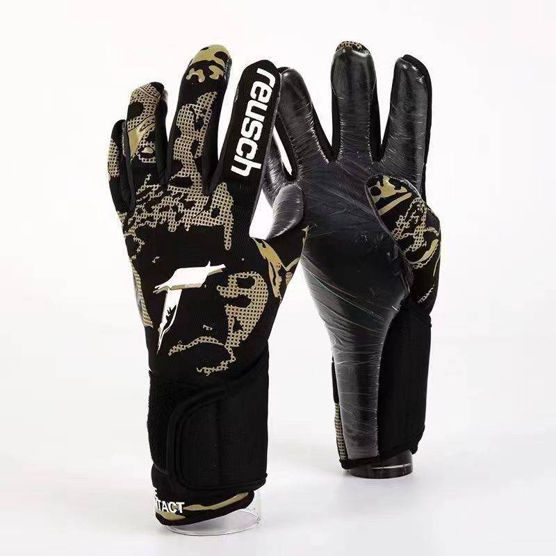 New Football goalkeeper gloves youth adult competition training glove thick latex anti -sliding custom logo