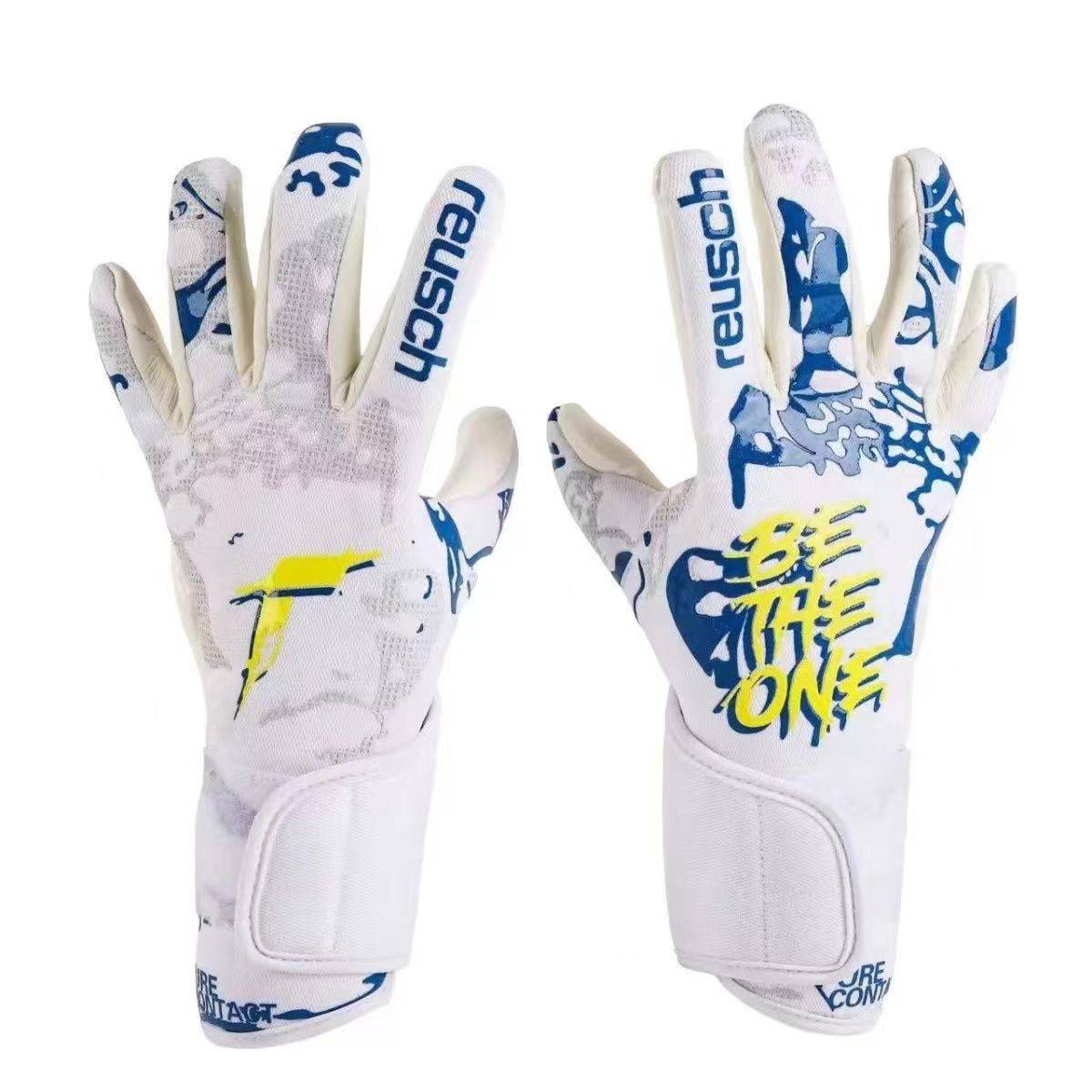 New Football goalkeeper gloves youth adult competition training glove thick latex anti -sliding custom logo