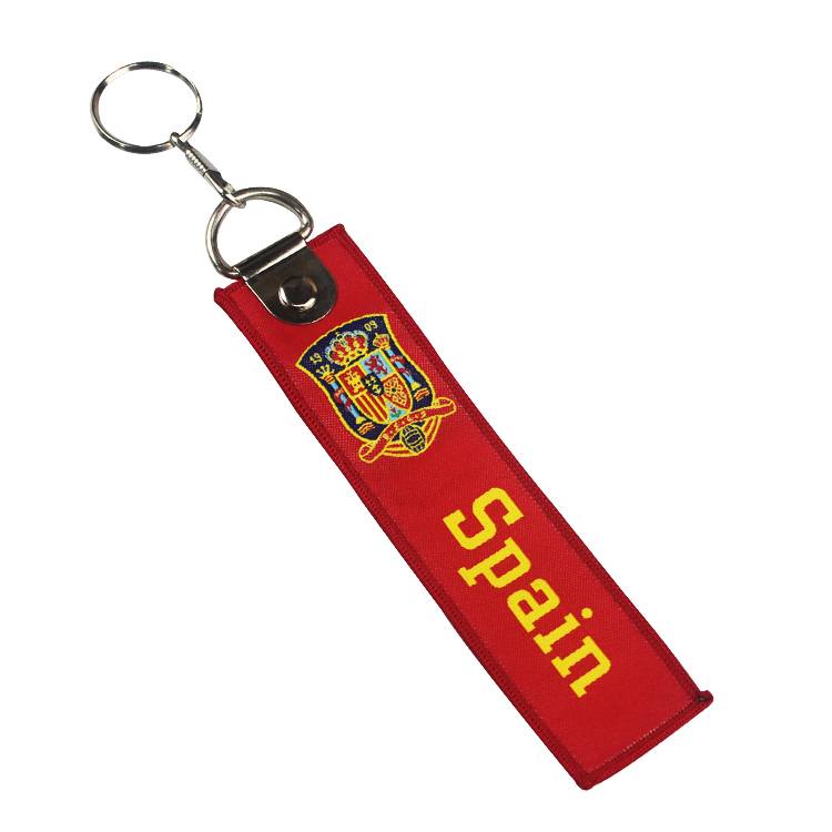 European Cup football keychain souvenir fan advertising small gift supplies Spanish team standard football small pendant