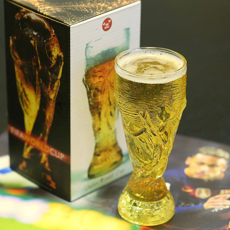 2024 European Cup Beer Cup Dali God Cup Football Glass Cup Wine bar barbecue restaurant KTV fan supplies