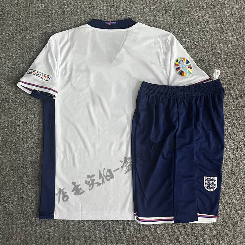 2024 European England home jersey adult children short -sleeved football suit set No. 9 Kane Belinsham