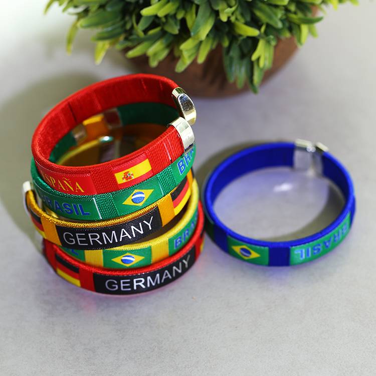 2024 European Cup Souvenir Bracelet Football National Team French Spanish wristband Fan Products