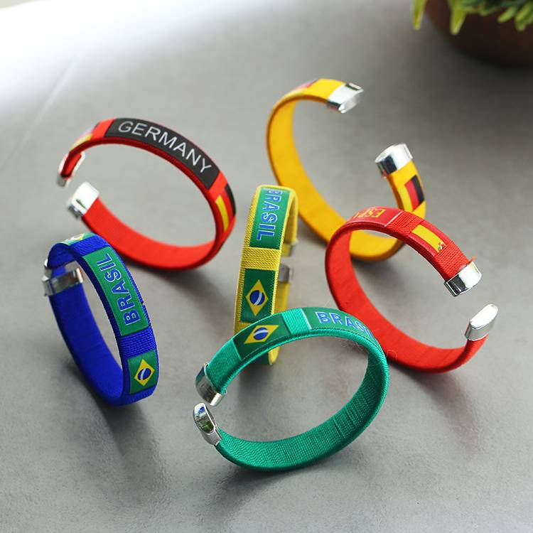 2024 European Cup Souvenir Bracelet Football National Team French Spanish wristband Fan Products