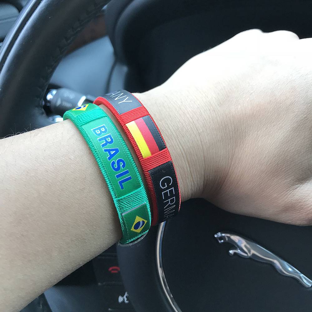 2024 European Cup Souvenir Bracelet Football National Team French Spanish wristband Fan Products