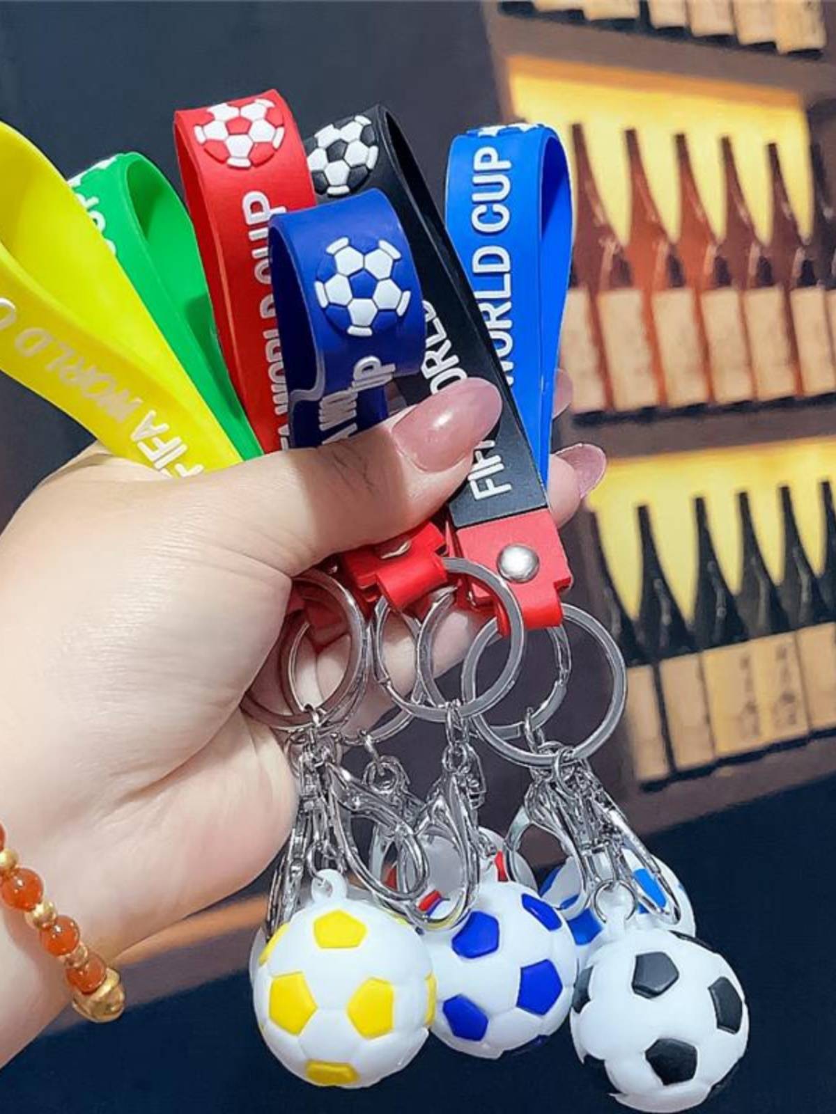 2024 European Cup keychain football pendant accessories fans supplies peripheral commemorative event promotional gift creativity