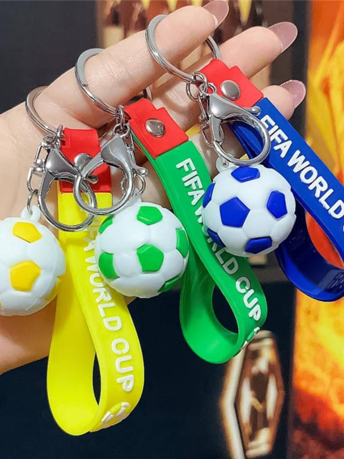 2024 European Cup keychain football pendant accessories fans supplies peripheral commemorative event promotional gift creativity