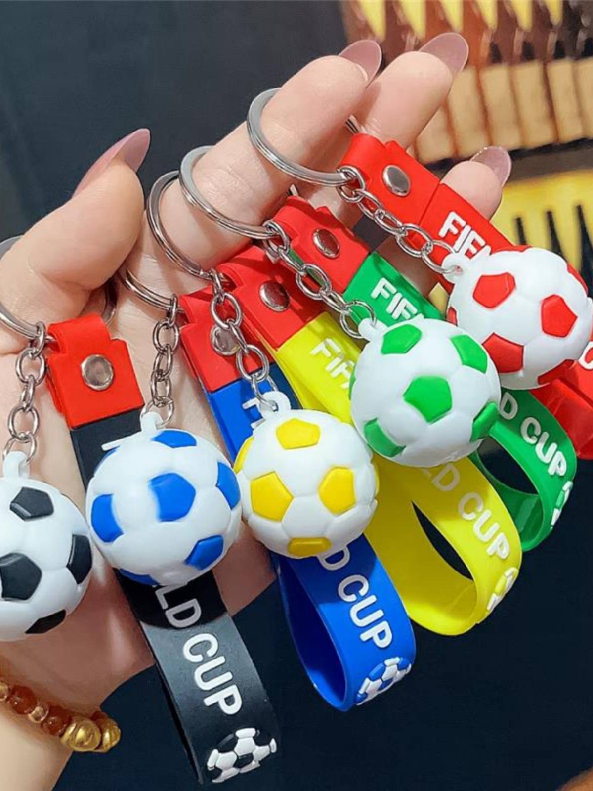 2024 European Cup keychain football pendant accessories fans supplies peripheral commemorative event promotional gift creativity