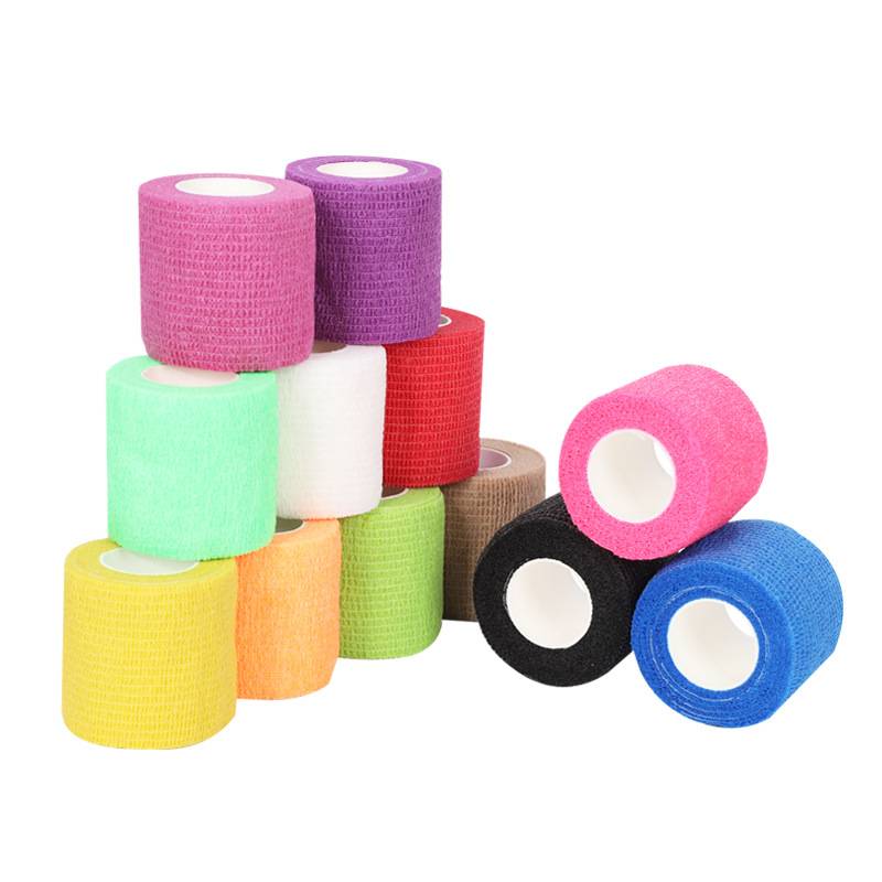 Elastic sports self -stick bandage football basketball scar plus pet elastic bandage bandage wrist and knee, elbow, ankle care