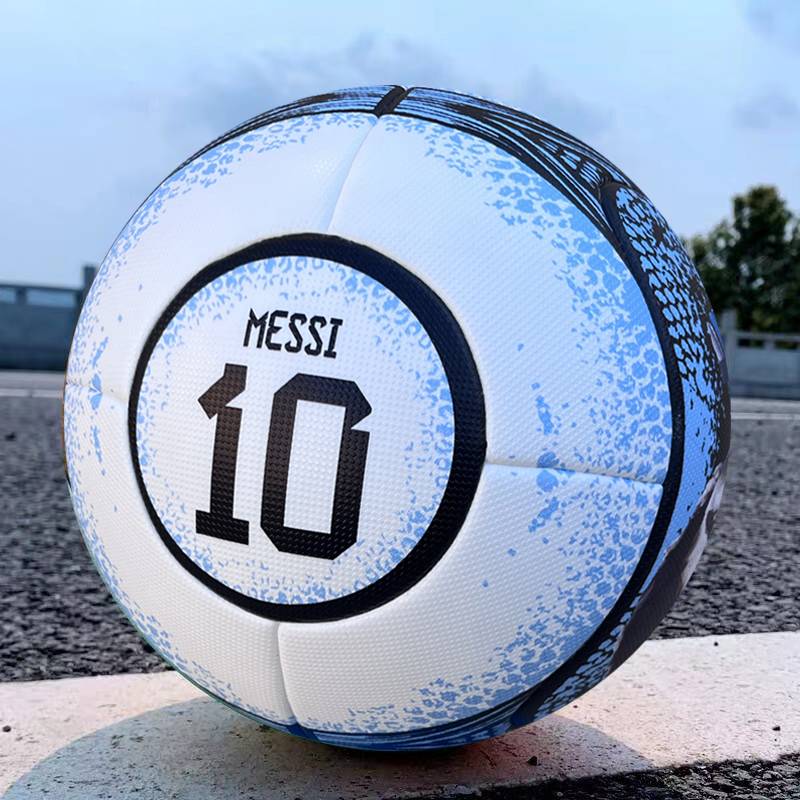 Football 2024 Messi Signature Football League No. 5 Ball Primary and Middle School Students Training Globe Fighting PU Collection Fans