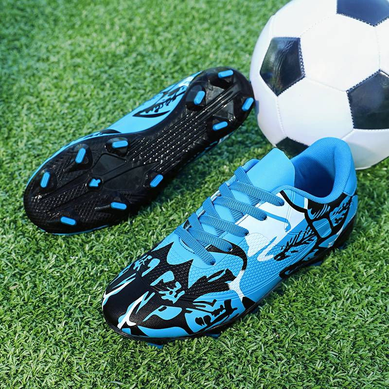 Football shoes men's skin noodle long nails football training short rubber shoes sports shoes low -top teenager shoes large size female