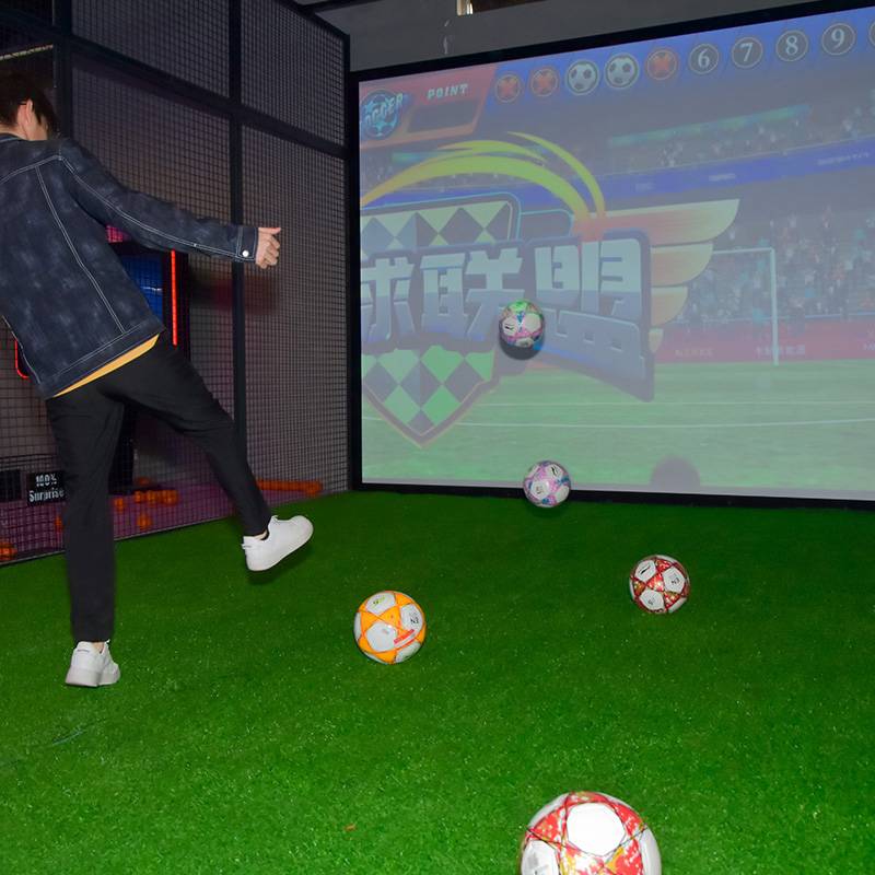 Interactive projection football large digital sports project smart indoor sports adult children experience hall can be customized