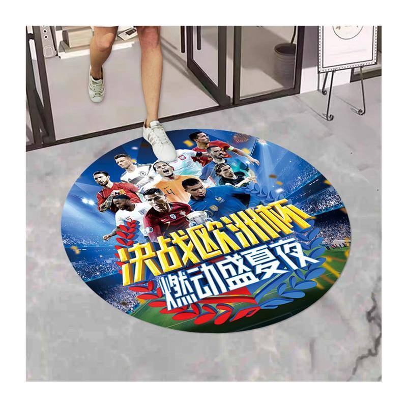2024 European Cup Land Paste Came Casual Campaign Bar KTV Decoration Barbecue Store Football Theme Scenario Products