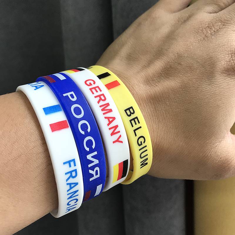 2024 European Cup fans wrist strap souvenir, Germany, Portugal, Italy, England Silicone Silic Plaza