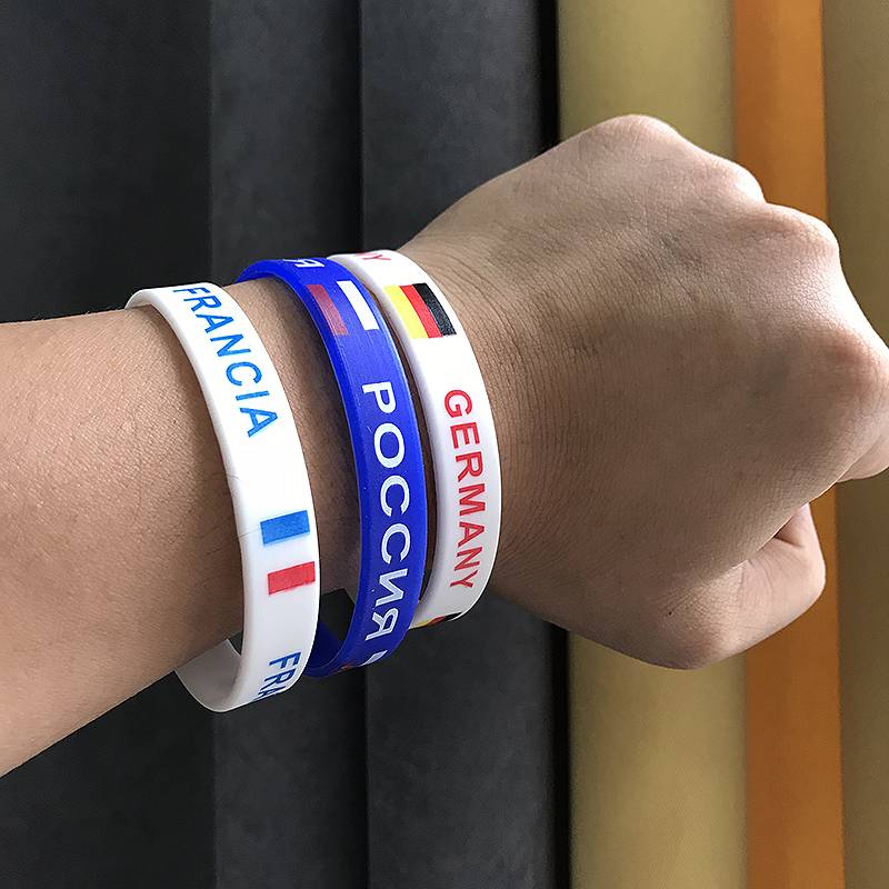 2024 European Cup fans wrist strap souvenir, Germany, Portugal, Italy, England Silicone Silic Plaza