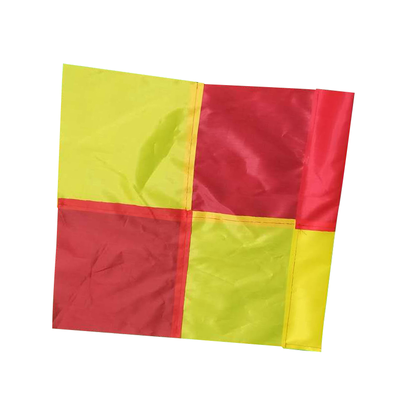 Angle flag on one side (no pole)