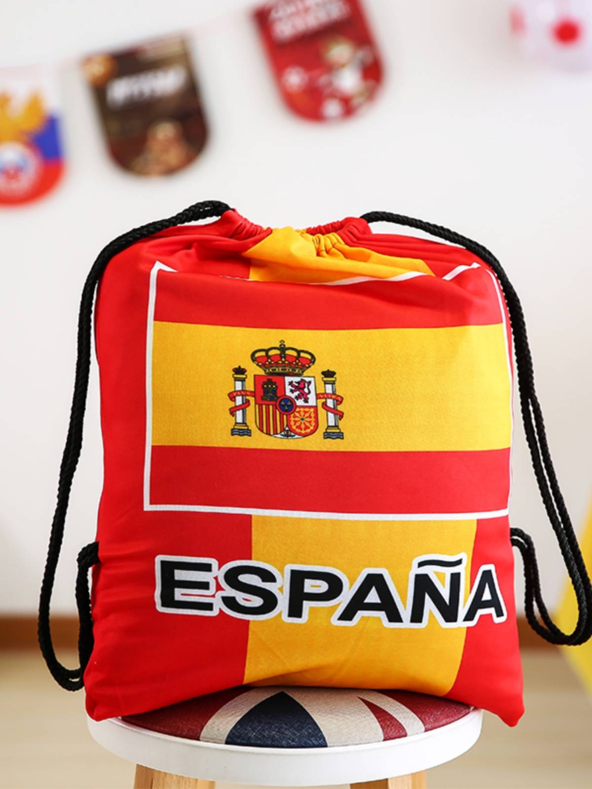 2024 German European Cup Football Backpack Souvenirs Backpack Football Pocket Pocket Bag Small Gift Propaganda Materials