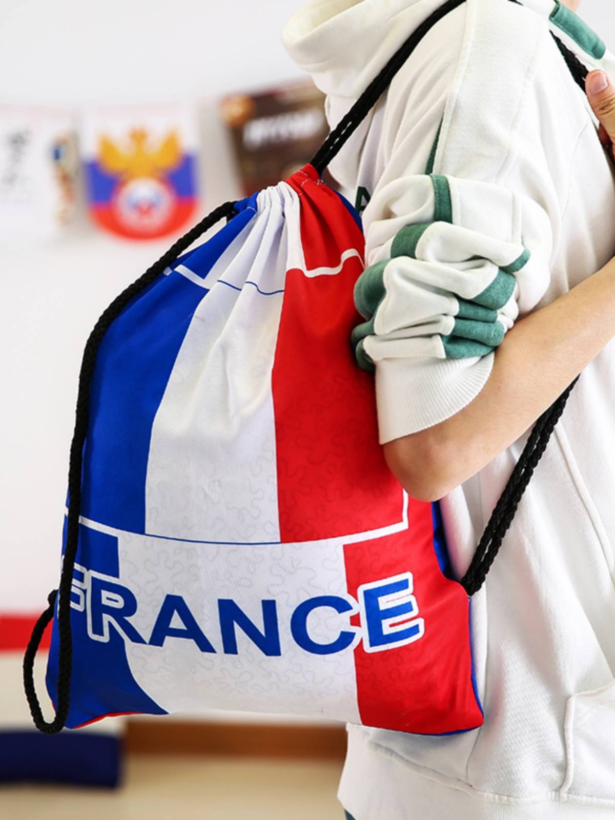 2024 German European Cup Football Backpack Souvenirs Backpack Football Pocket Pocket Bag Small Gift Propaganda Materials