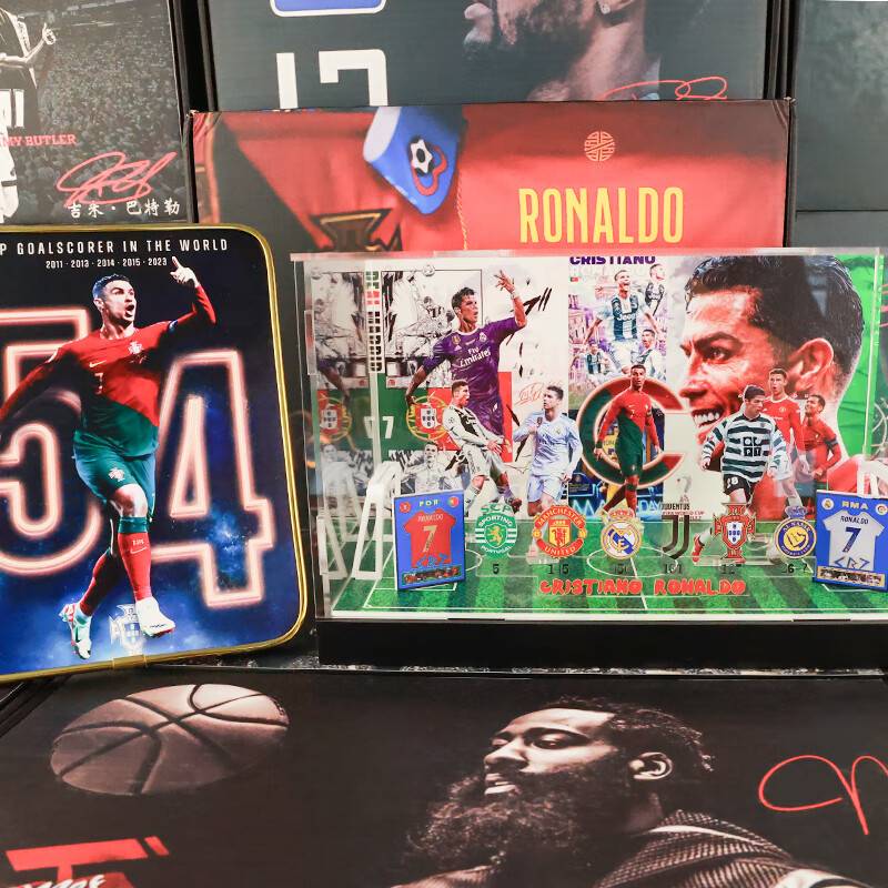 Cristiano Ronaldo Gift Box+Photo Frame+Gift Bag (Writing Credit Card)