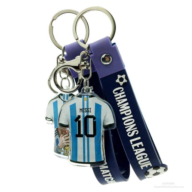European Cup keychain 2024uefa peripheral souvenirs fans products 24 top football stars small gift pendant