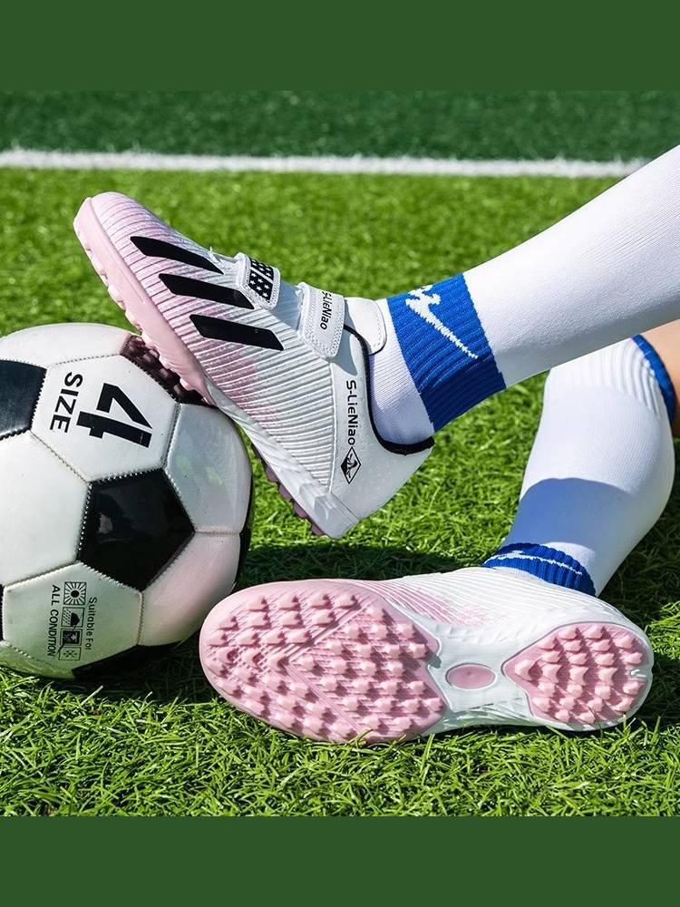 Children's football shoes broken nail boy Guo Chao co -branded boys sports shoes 2024 Summer new elementary school shoes