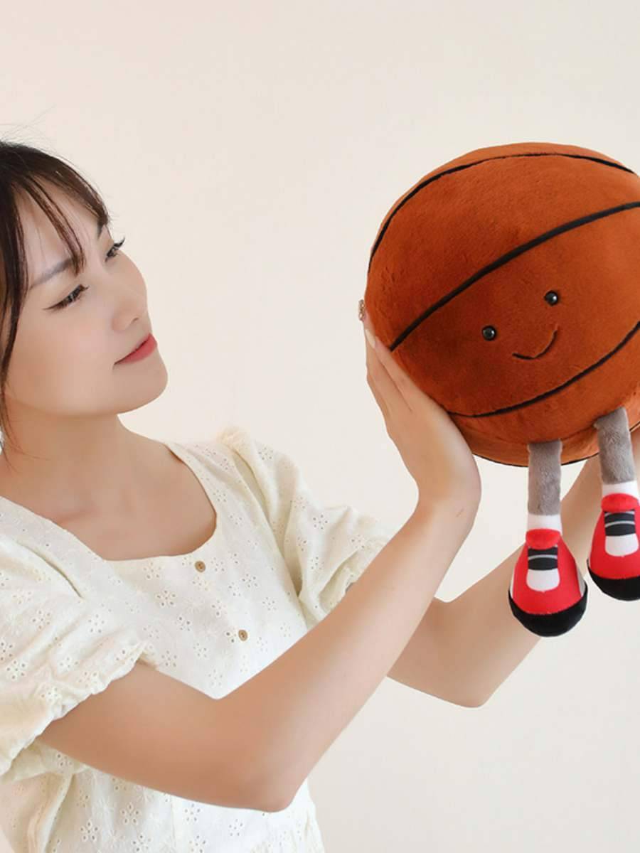 Football Baby Doll Basketball Baby Plush Toys Creative Football doll Qixi Valentine's Day Gift Basketball Products