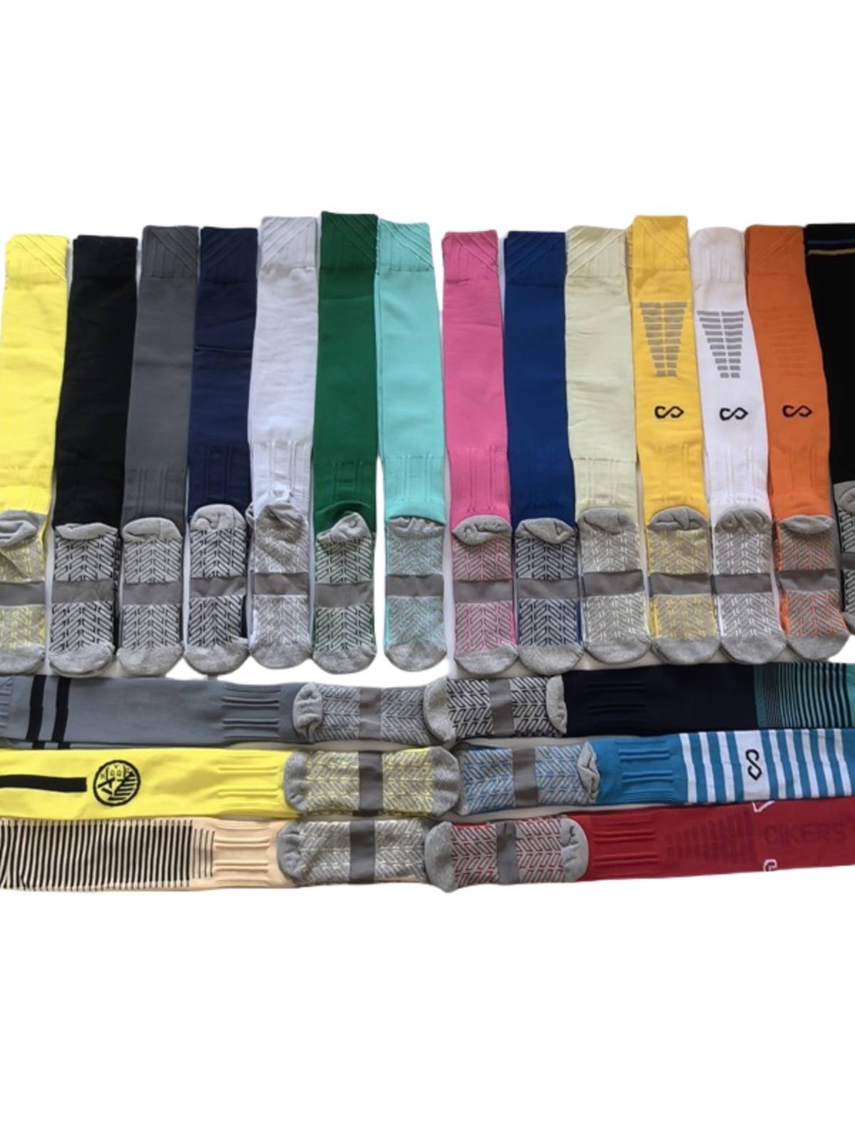 micro -flaw towel bottom long cylinder football socks over knee high cylinder socks protect the leg massage training team socks