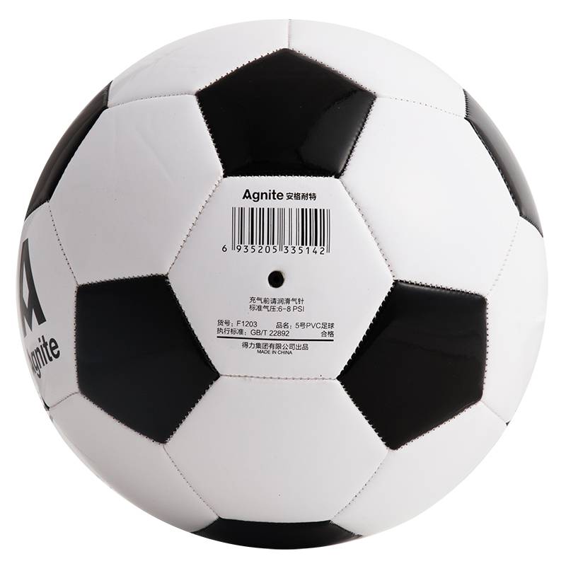 Deli Anginet F1203 Football PVC regular 11 -person machine sewing football No. 5 standard ball -resistant