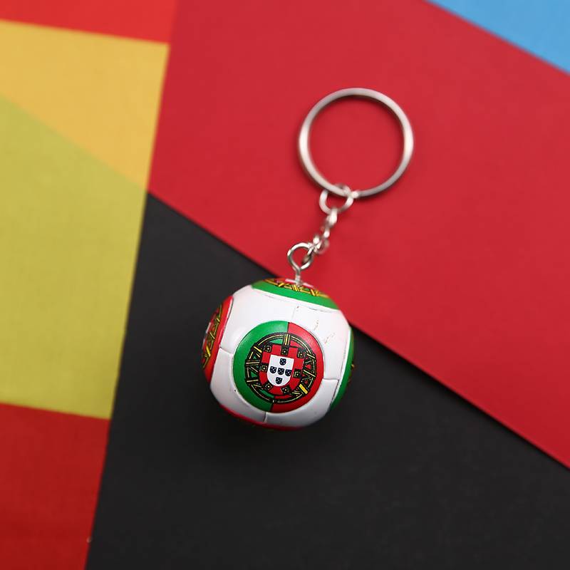 Portugal-Football Key Buckle
