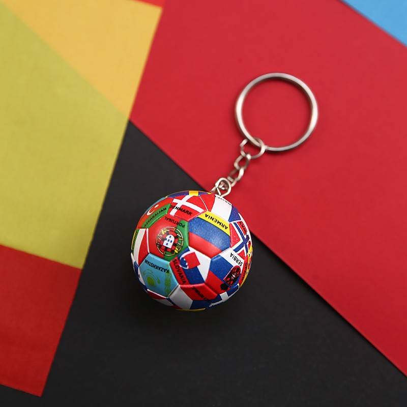 World Ball-football keychain