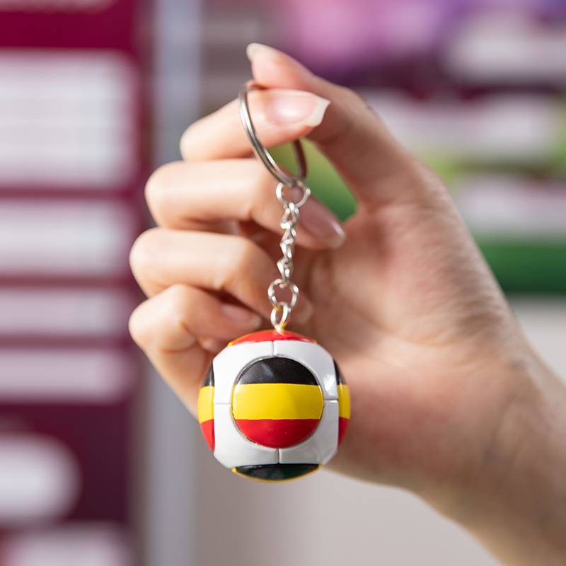 Belgium-Football Key Buckle