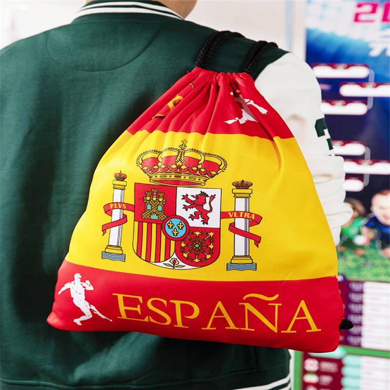 2024 European Cup Football Backpack Gift Pocket Pocket Theme Fan Products Packing Bag German Team Propaganda Materials